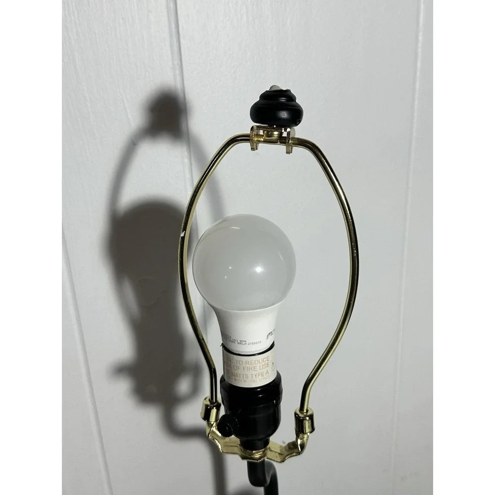 Vintage Fishing Fish Table Lamp Resin Trout Bass Cabin Lodge Decor 21